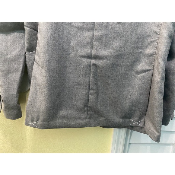 Gold Sel NWT Gutteridge Dal Italy Mens 3 Bttn 54 Cashmere Blend Gray Slacks 38 - Picture 11 of 16